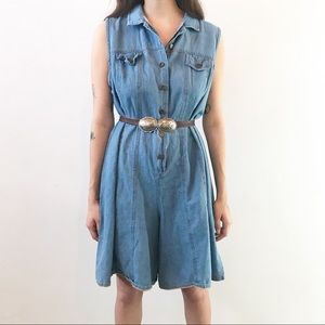 Vintage oversized Denim Romper